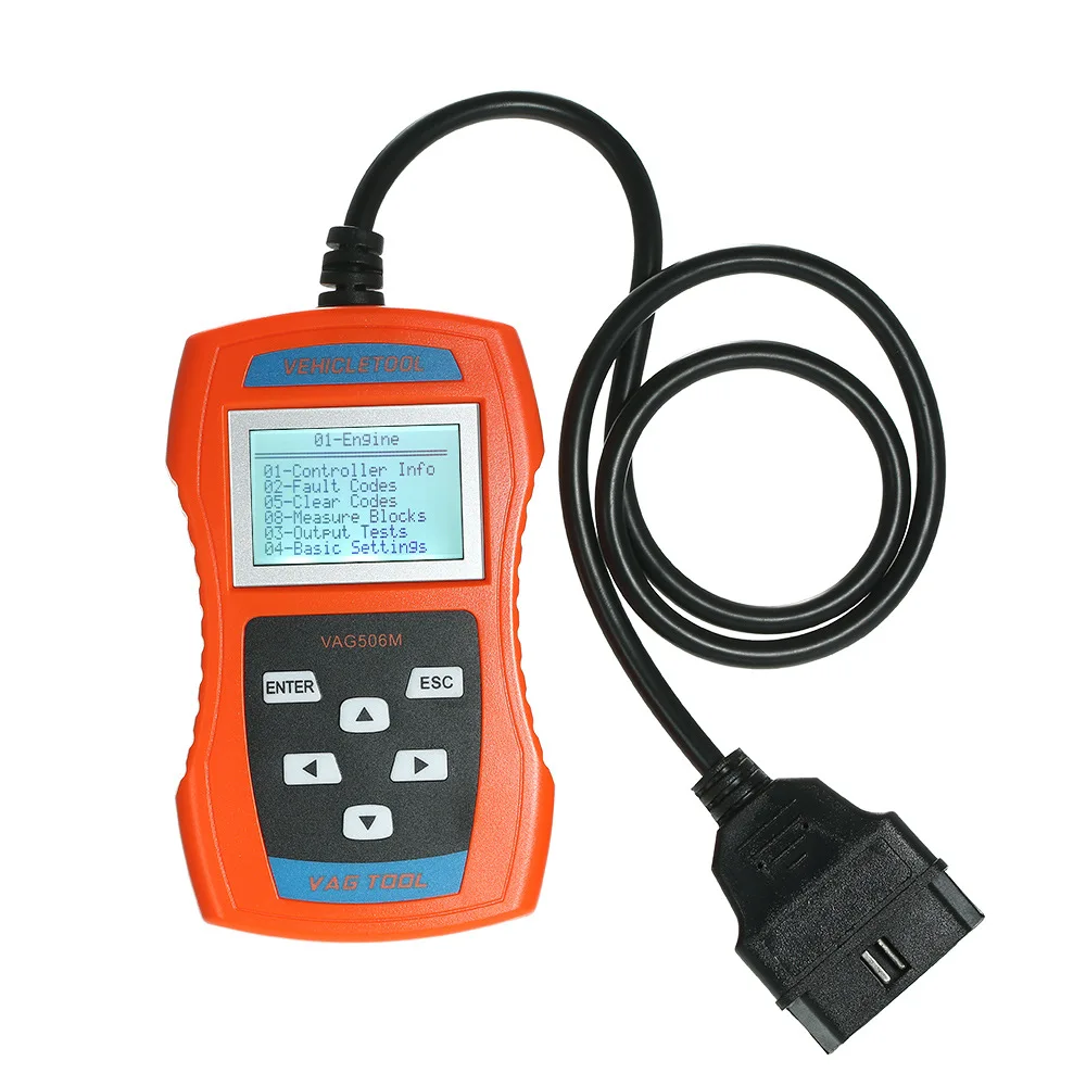 VAG506M Car Diagnostic-Tool Trouble Codes Scanner Engine Code Reader For VW/Audi /Skoda KWP1281\ KWP 2000\ TP-CANBUS \ NEW UDS | Автомобили