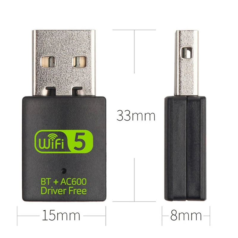 Wi-Fi адаптер RTL8821CU 600 Мбит/с USB 2 4/5 8 ГГц | Компьютеры и офис