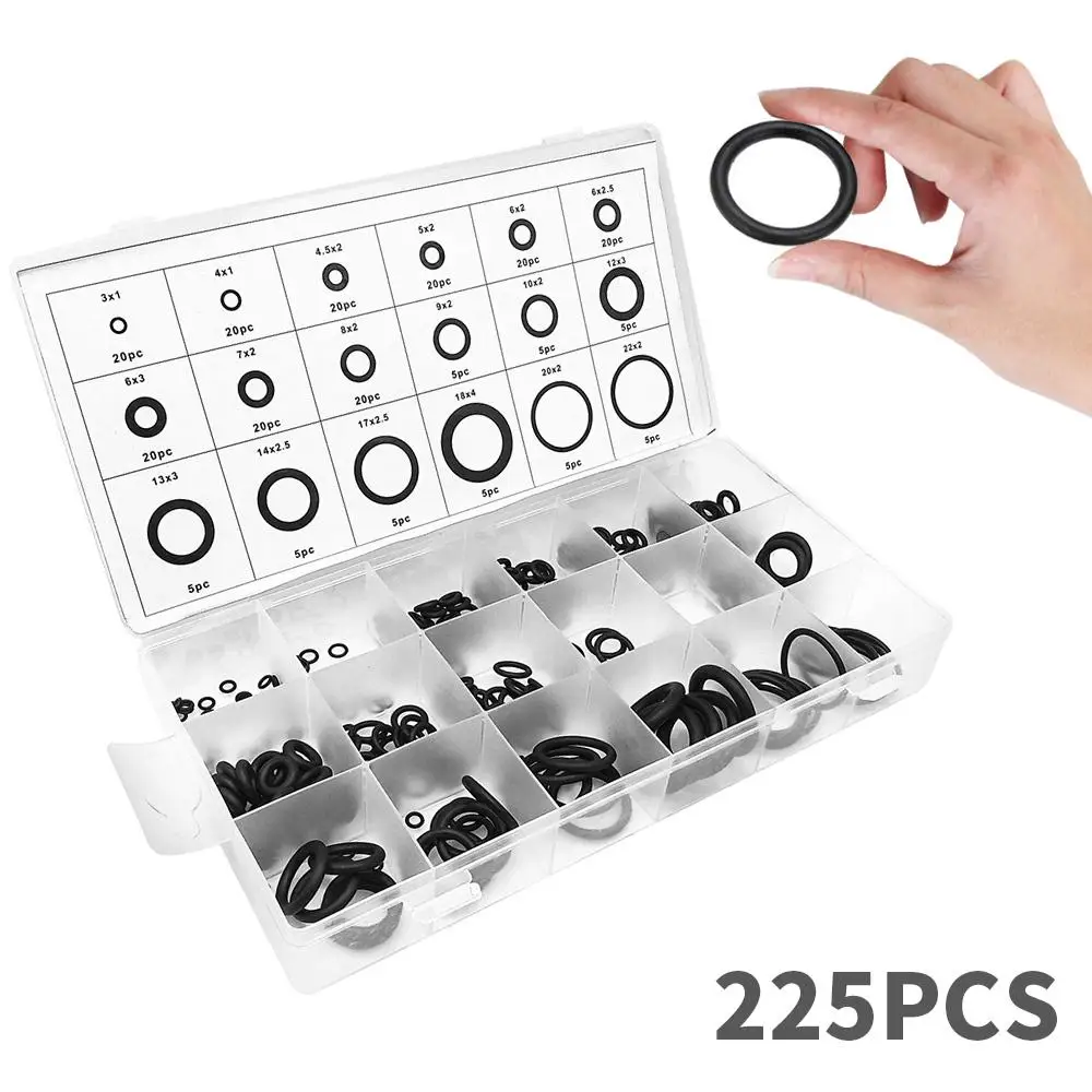 Резиновое уплотнительное кольцо распылитель 225 шт. шайба уплотнение Ассортимент