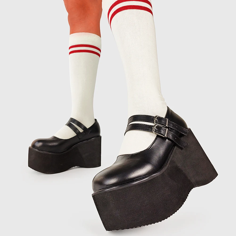 Лидер продаж модные женские туфли в готическом стиле INS брендовый дизайн милые