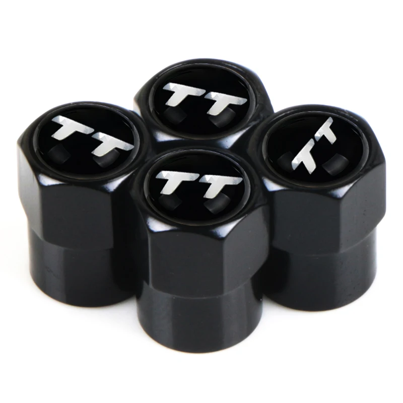 Колпачки на клапаны автомобильные 4 шт. алюминиевые колпачки шток шины для AUDI A3 A4