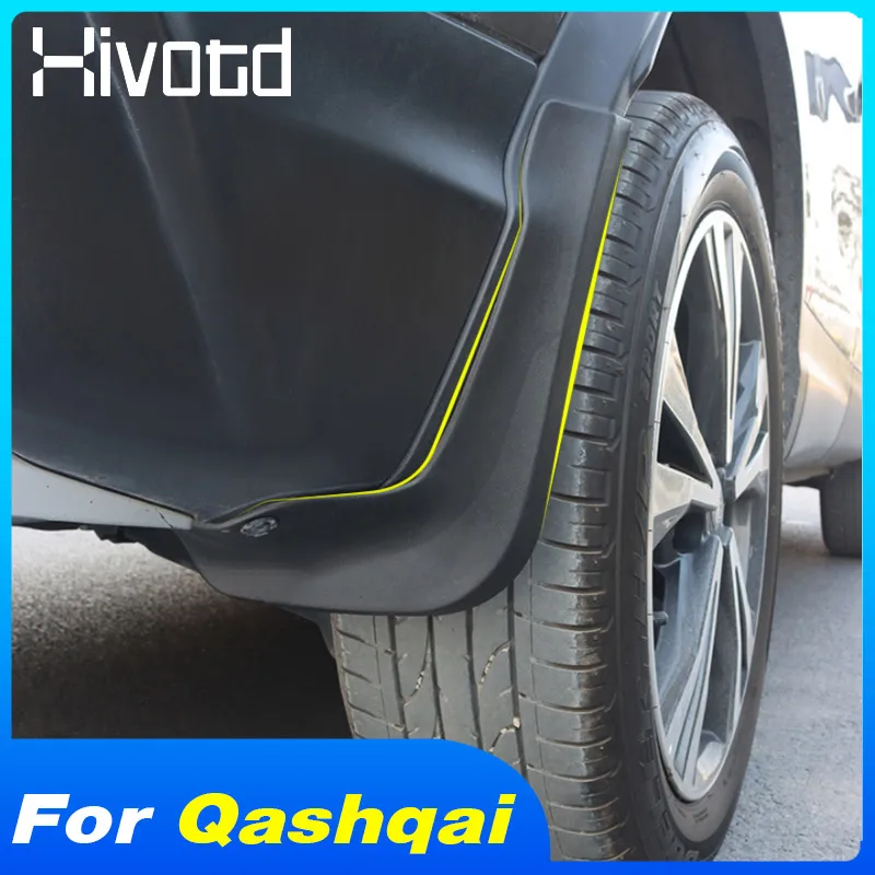 Hivotd For Nissan qashqai j11 Dualis Exterior Accessories protection Fender Splash Guards Mudflap Mudguard Car styling 2019 | Автомобили и