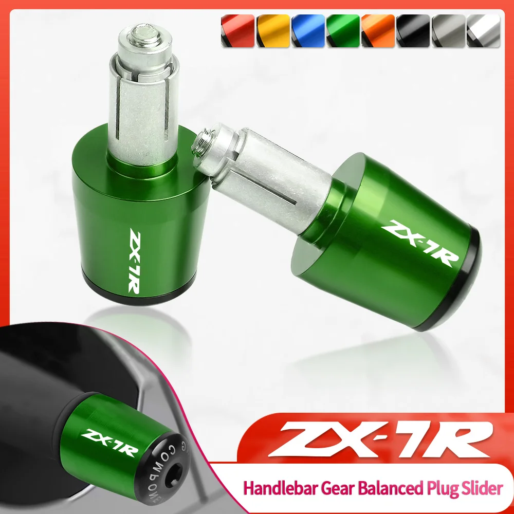 

Motorcycle Handlebar Grip End Caps Plugs Moto Handle Bar For Kawasaki Ninja ZX-7R ZX7R ZX7RR 1989-2003 1990 1991 1992 1993 1994