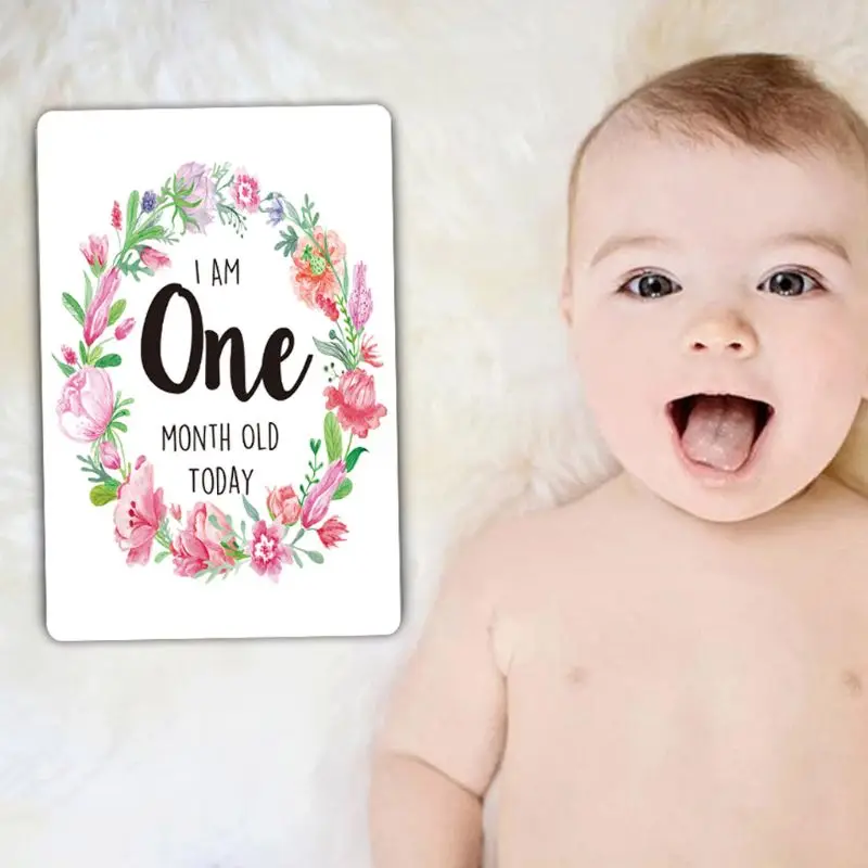 

Baby Milestone фото карты унисекс момент ориентир карты возраст маркеры и уникальные Firsts Baby Shower подарочный набор