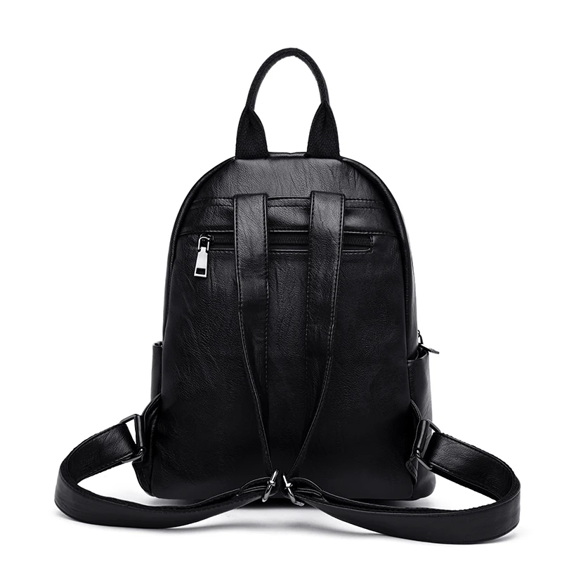 2020 новые женские роскошные рюкзаки из ПУ кожи Mochila Feminina простые на молнии Большие