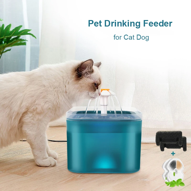 Питьевая кормушка для домашних животных автоматический разноцветный дозатор