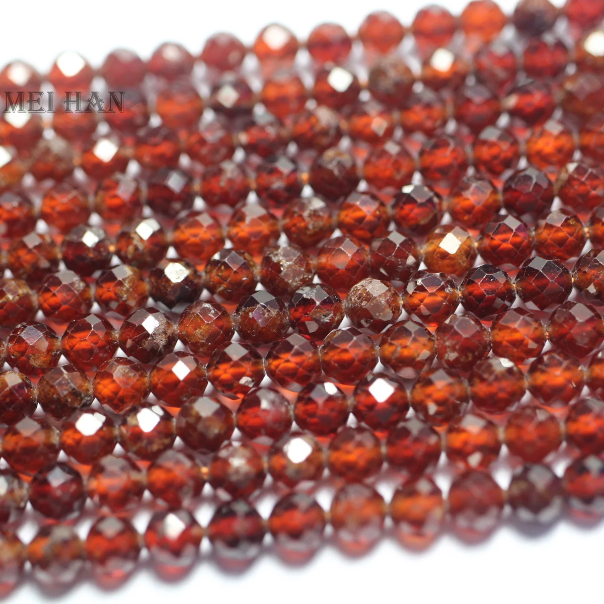 Престиль джем Пироп гранат бусины 4 2 мм нитки |