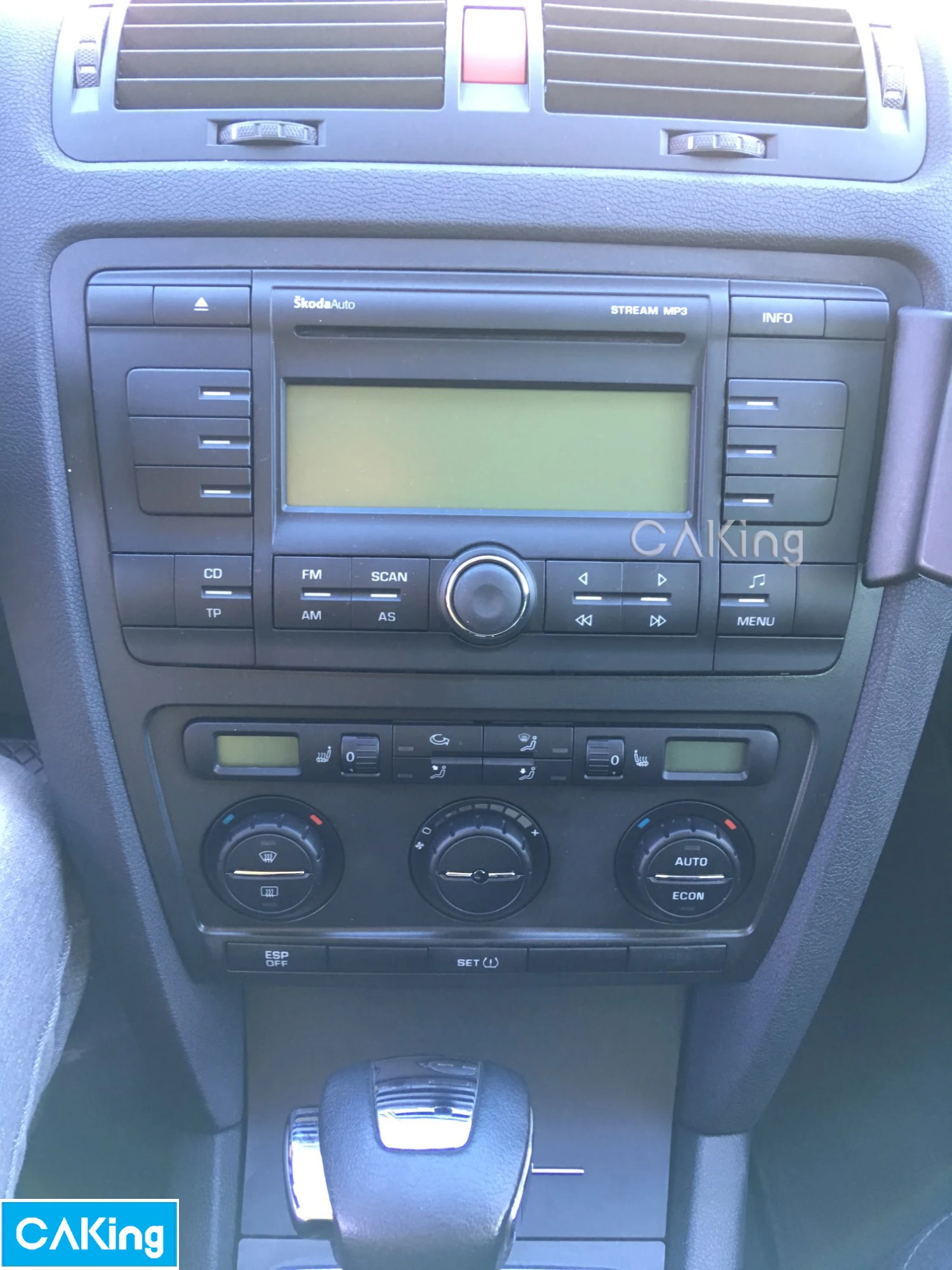 Автомобильный радиоприемник Facia для Skoda Octavia (автоматический A/C) 2004 2010 DVD Fascia стерео