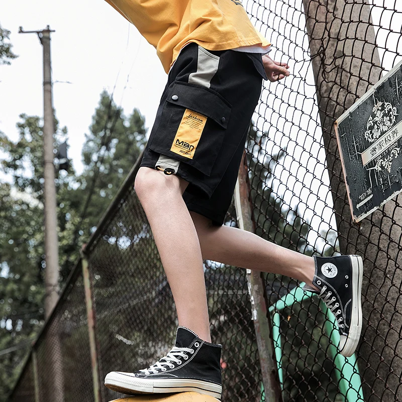 Шорты-карго мужские летние хлопковые повседневные удобные | Мужская одежда