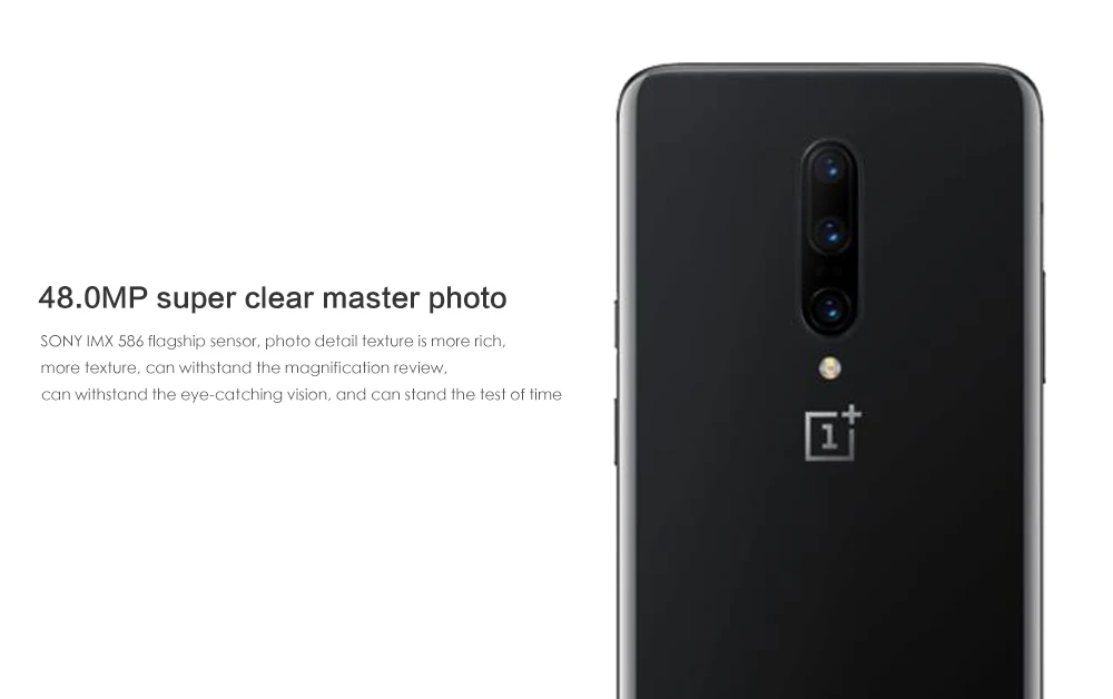 Смартфон OnePlus 7 Pro 4G, 6,67 дюймов, Android 9,0, Восьмиядерный процессор Snapdragon 855, 6+ 128 Гб ПЗУ, Мп+ Мп камера, мобильный телефон