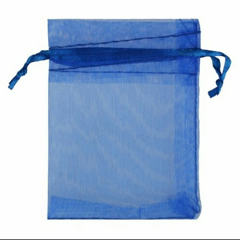 100 шт ювелирные сумки упаковка Organza Сумки Из Органзы 7x9 9x12 10x15 13x18 17x23 см подарочные сумки Саше органза свадебное Причастие Декор