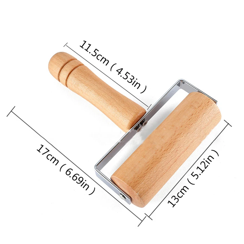 

1pc Pastry Pizza Wooden Rolling Pin For Suitable For Smaller Hands Easy To Handle Eco-friendly