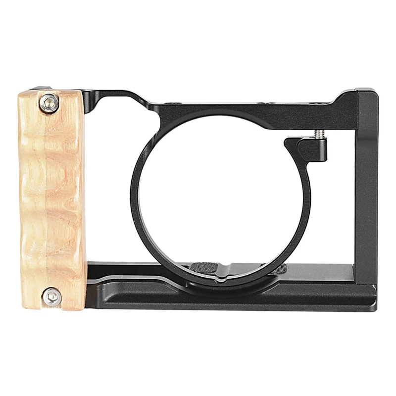 Клетка для камеры с деревянной ручкой профессиональная видеокамера DSLR Rig