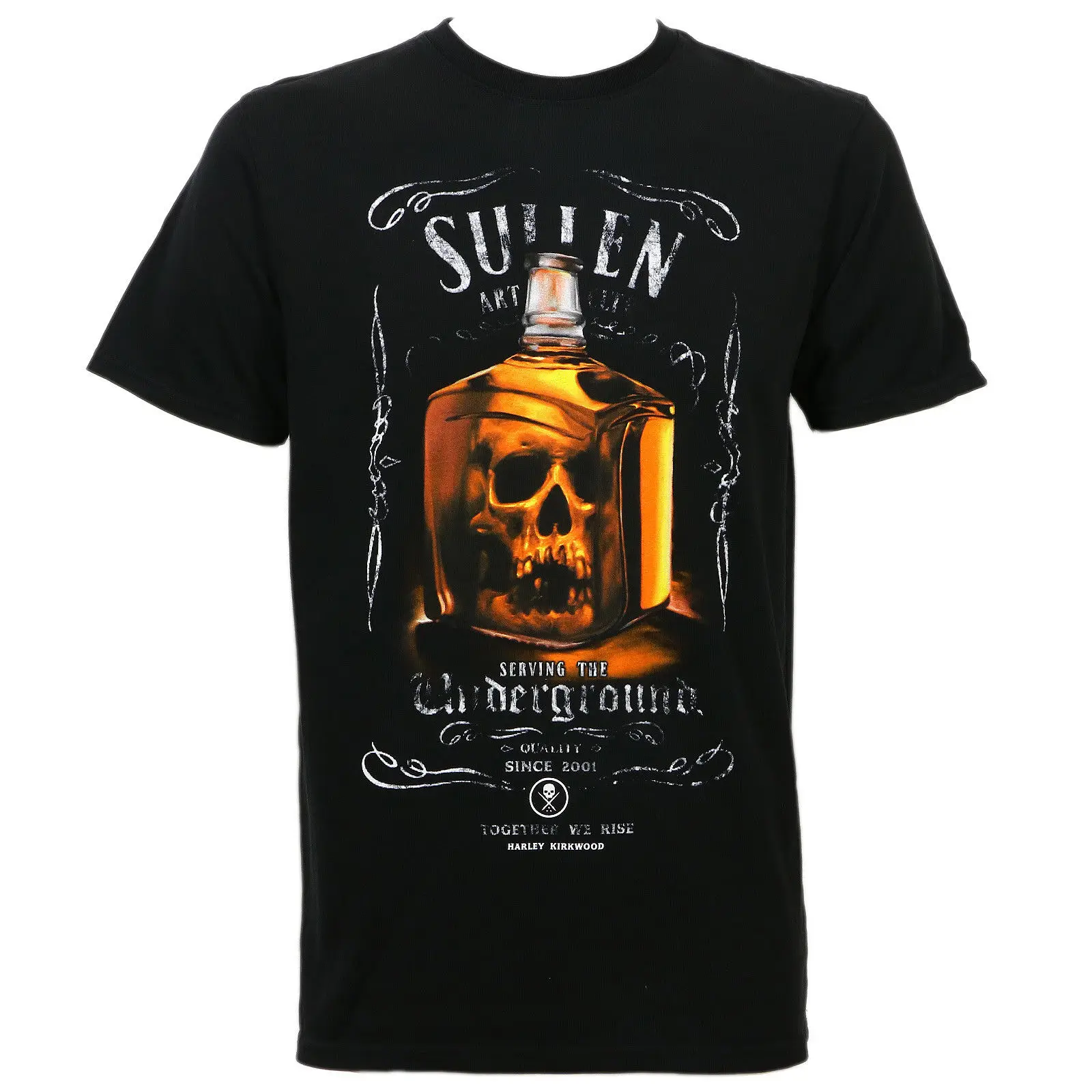 Угрюмая одежда Харли керквуд бутылка Slim Fit T shirt S 3XL новая Подарочная Футболка с