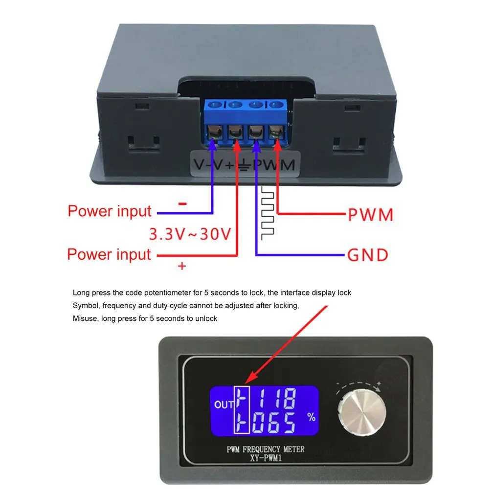 Генератор сигналов PWM частота импульсов рабочий цикл регулируемый модуль