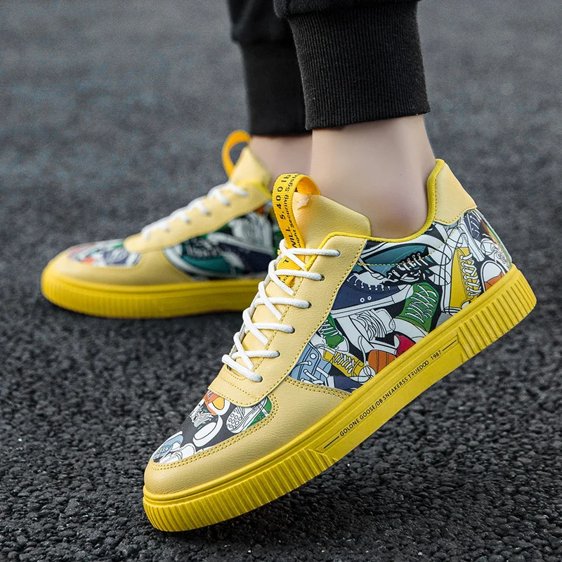 

Hot sale Spring Autumn Casual Shoes High Quality Brand Men lace-up hard wearing Men Shoes Breathable Fashion Black flat Shoes