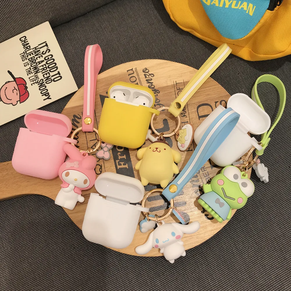 Япония мультфильм Мелодия Cinnamoroll беспроводной Bluetooth наушники чехол для Apple AirPods