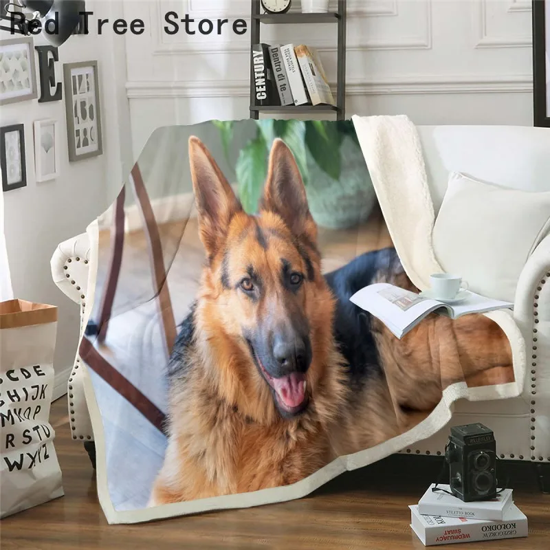 

Throw Blanket Cartoon Print Dogs 3D Flannel Fleece Blankets Bedspread For Kids Boys Girls Sofa Couch Quilt Cover Custom Design