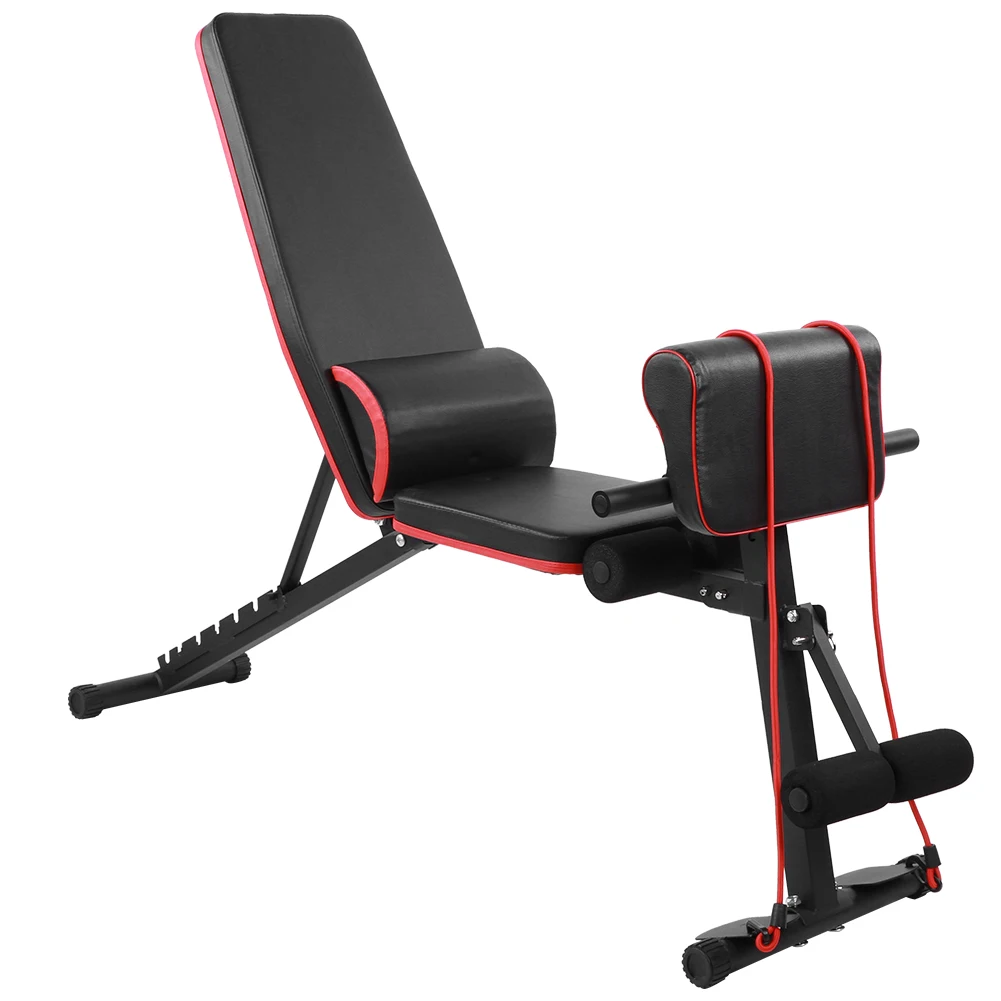 

7 LVL Adjustable Weight Abdominal Bench Sit‑up Fitness Dumbbell Bench Waist Bench