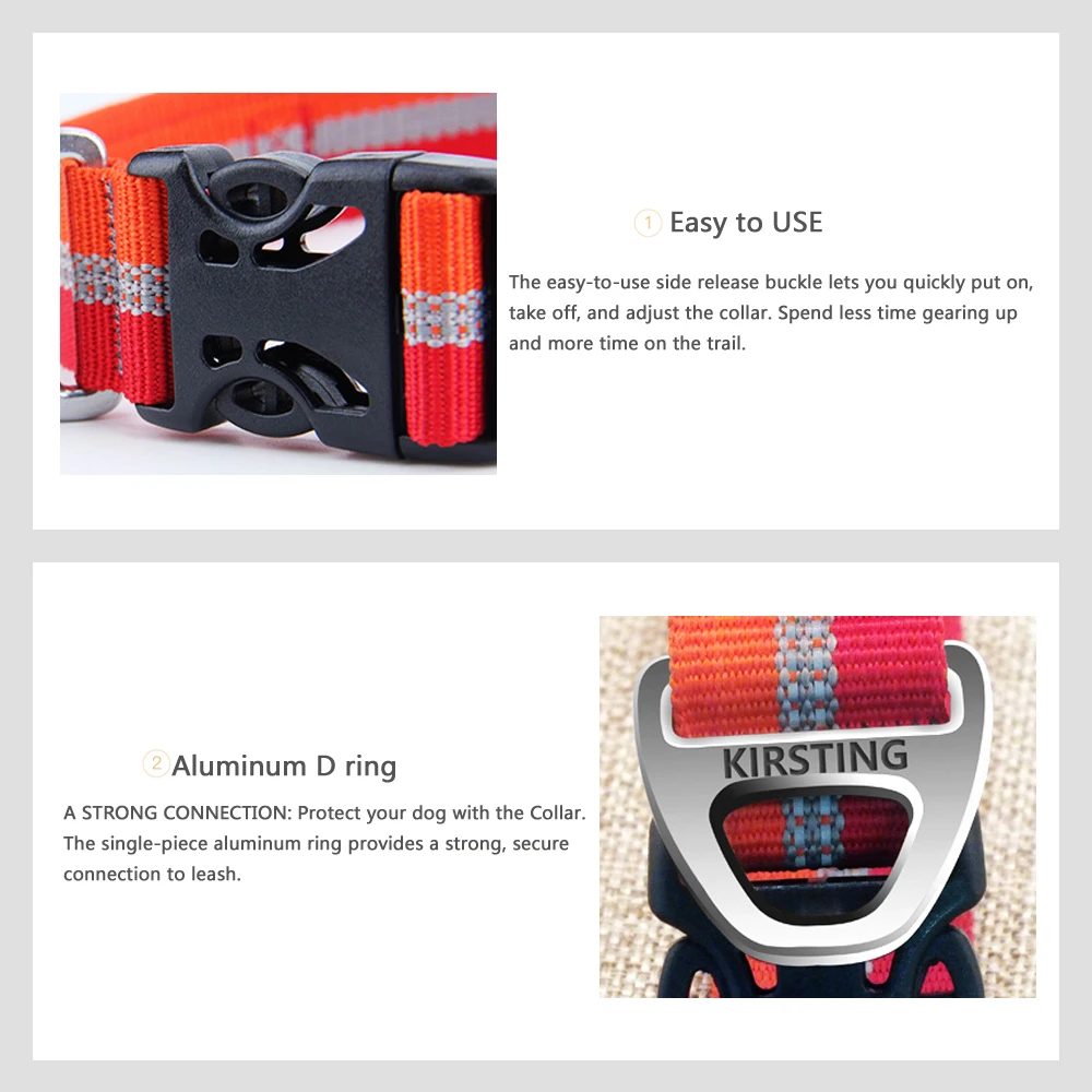 Регулируемый ошейник для собак 3 м нейлоновые Собачьи Ошейники со