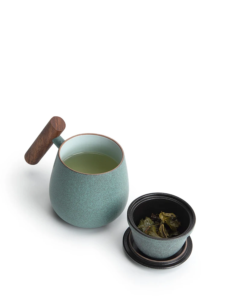 Керамическая чайная кружка TANGPIN дорожная с фильтром керамическая чашка для кофе