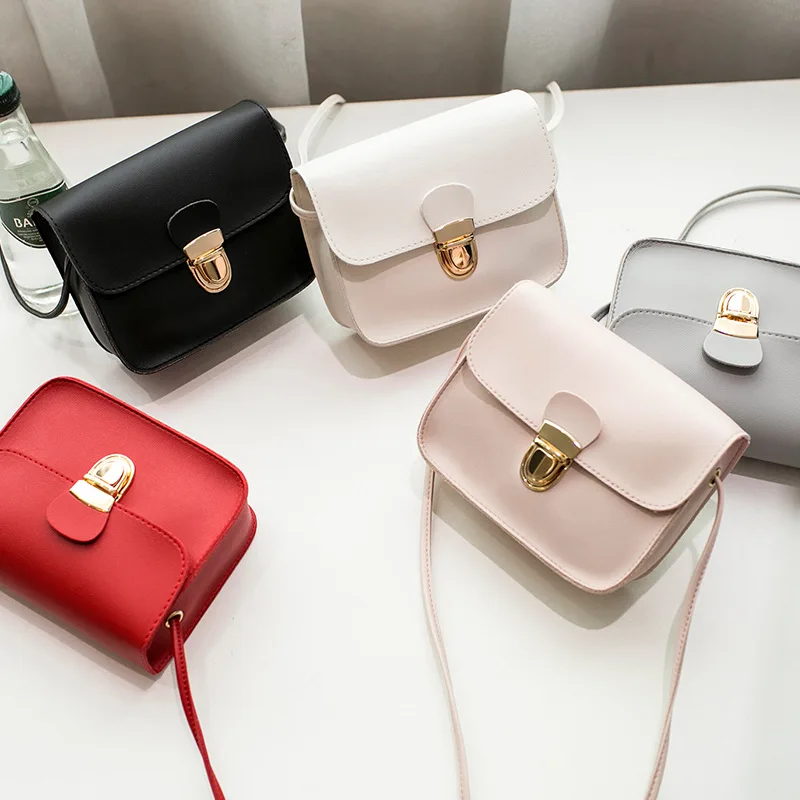 

2019 New Fashion Ladies Messenger Bags Cheap Hasp PU Leather Small Shoulder Bags Women Crossbody Bag For Girl Brand Handbags 102