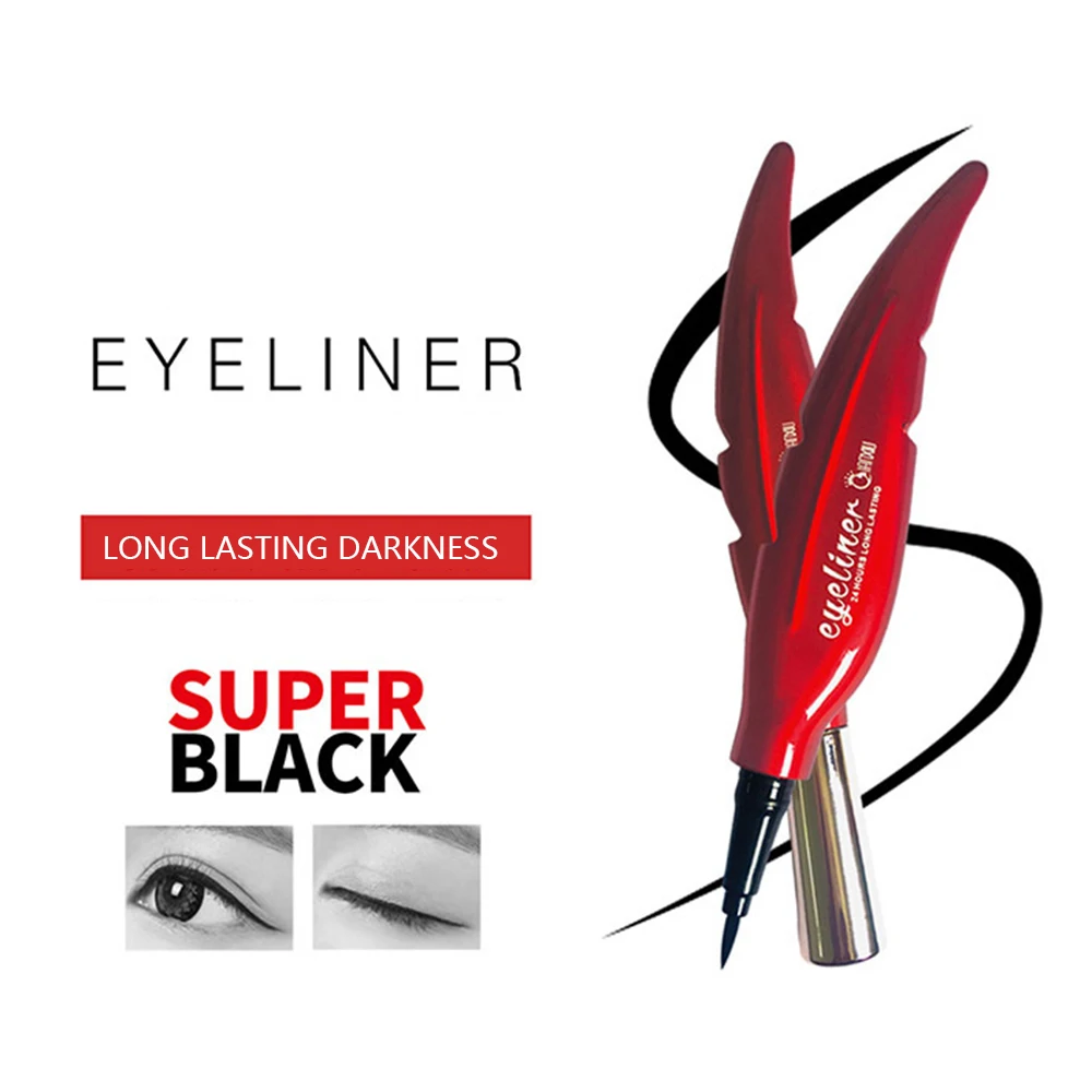 Manooby цветная подводка для глаз модная черная Водостойкая Подводка жидкая