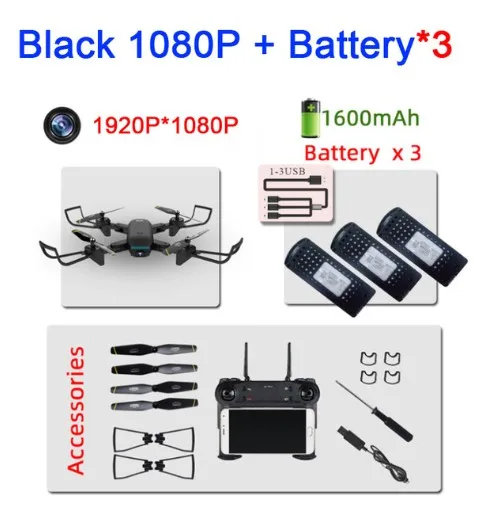 With Foam box SG700 RC Дроны с двойной камерой hd RC вертолет 4k Дрон 20 минут долгий полёт Профессиональный Квадрокоптер Follow Me drohne игрушки - Цвет: With Foam box