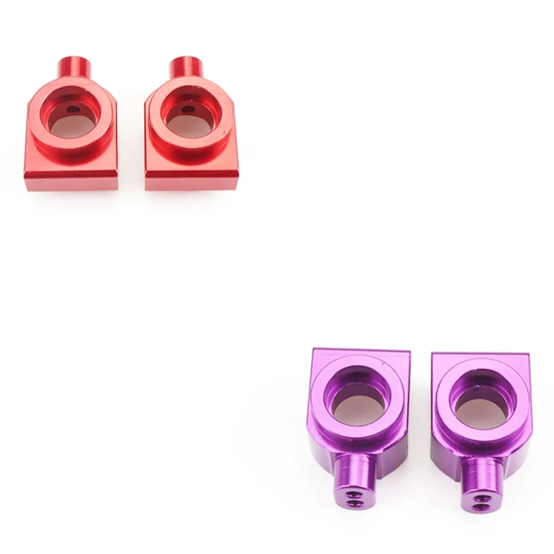 

2Pcs Aluminum Alloy Rear Wheel Axle Carrier Rear Axle Seat for Wltoys 104001 1/10 RC Car Upgrade Parts