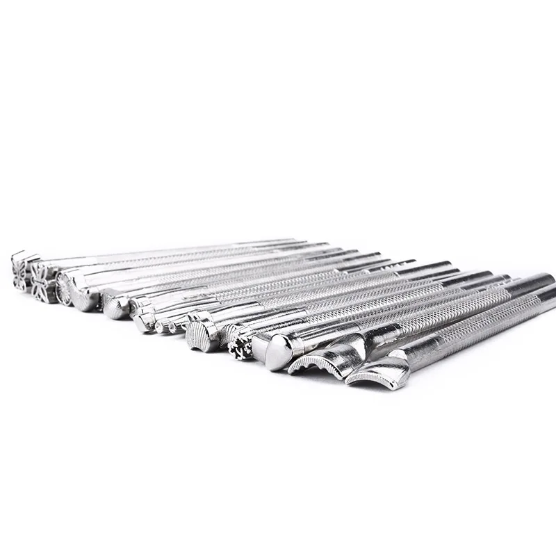 1 шт. набор для вырезания кожи гравировки кожевенного ремесла инструменты печати