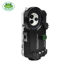 Seafrogs Waterproof Housing  For iPhone 11/ 11pro max Professional Diving Underwater Photography 40M Phone Buttons Control Case