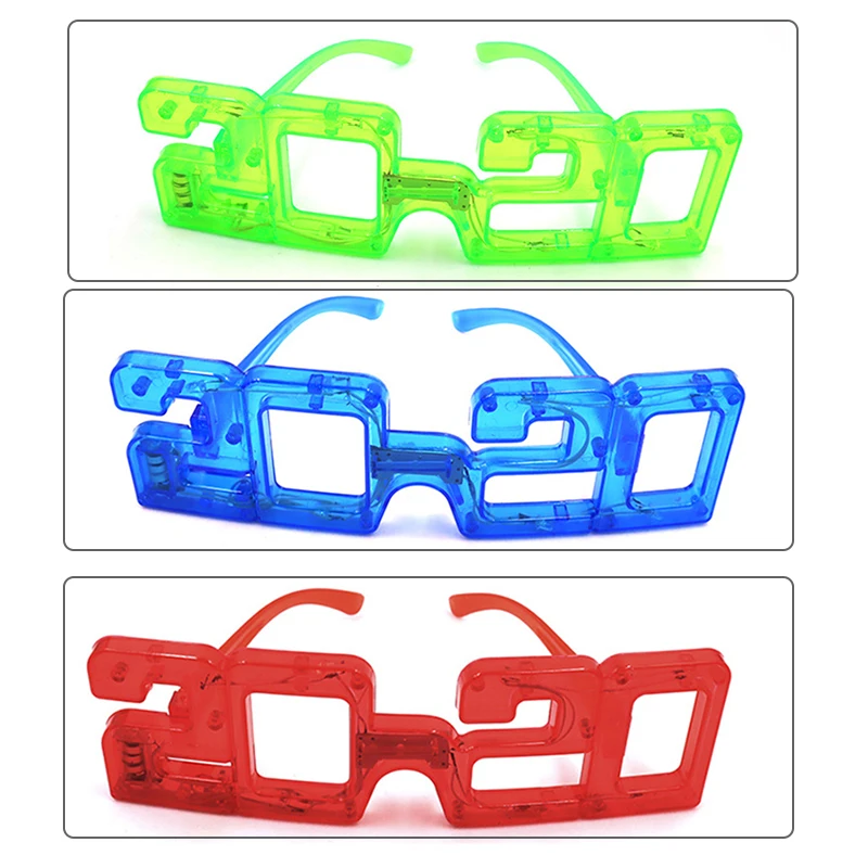 Светодиодный светящийся светильник для очков светящаяся маска глаз светящиеся