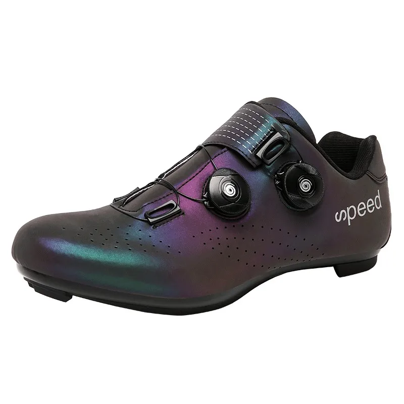 GASA Magic Color Style Sports Shoes Men's Spd Sports Bike Professional Mountain Road Bike Shoes Sapatilha Ciclismo Cycling Shoes