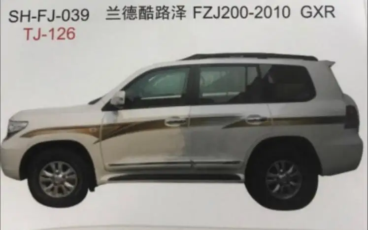 Полосатые стильные боковые полосы автомобильные наклейки обоих кузовов