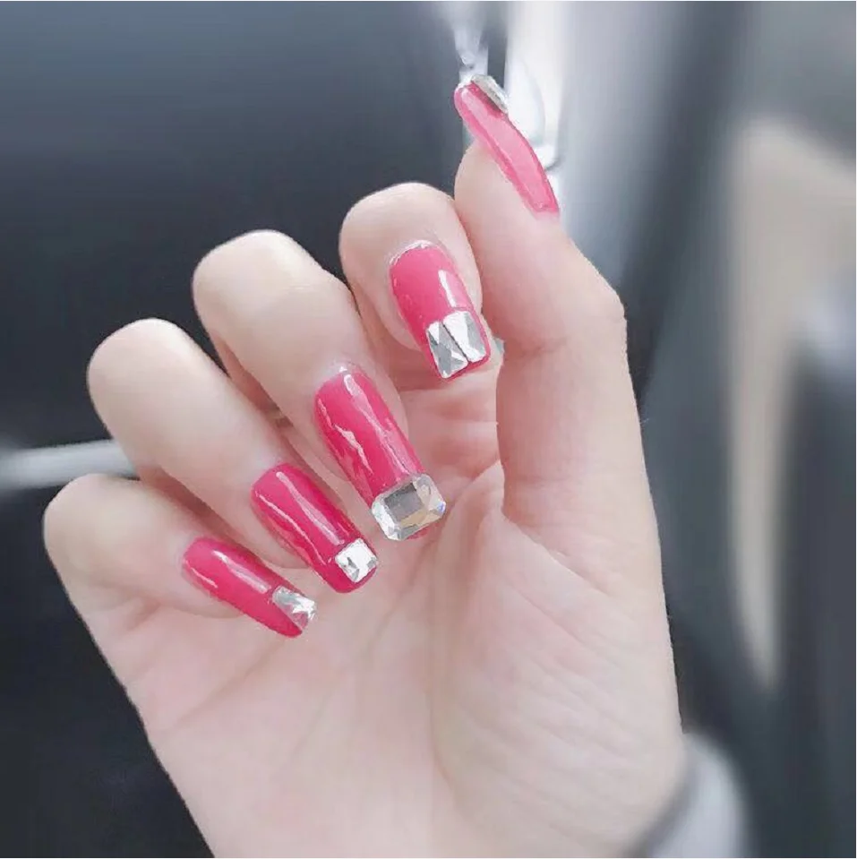 20 шт/упаковка все-Размер Flatback Стеклянные стразы для ногтей алмазные кристаллы