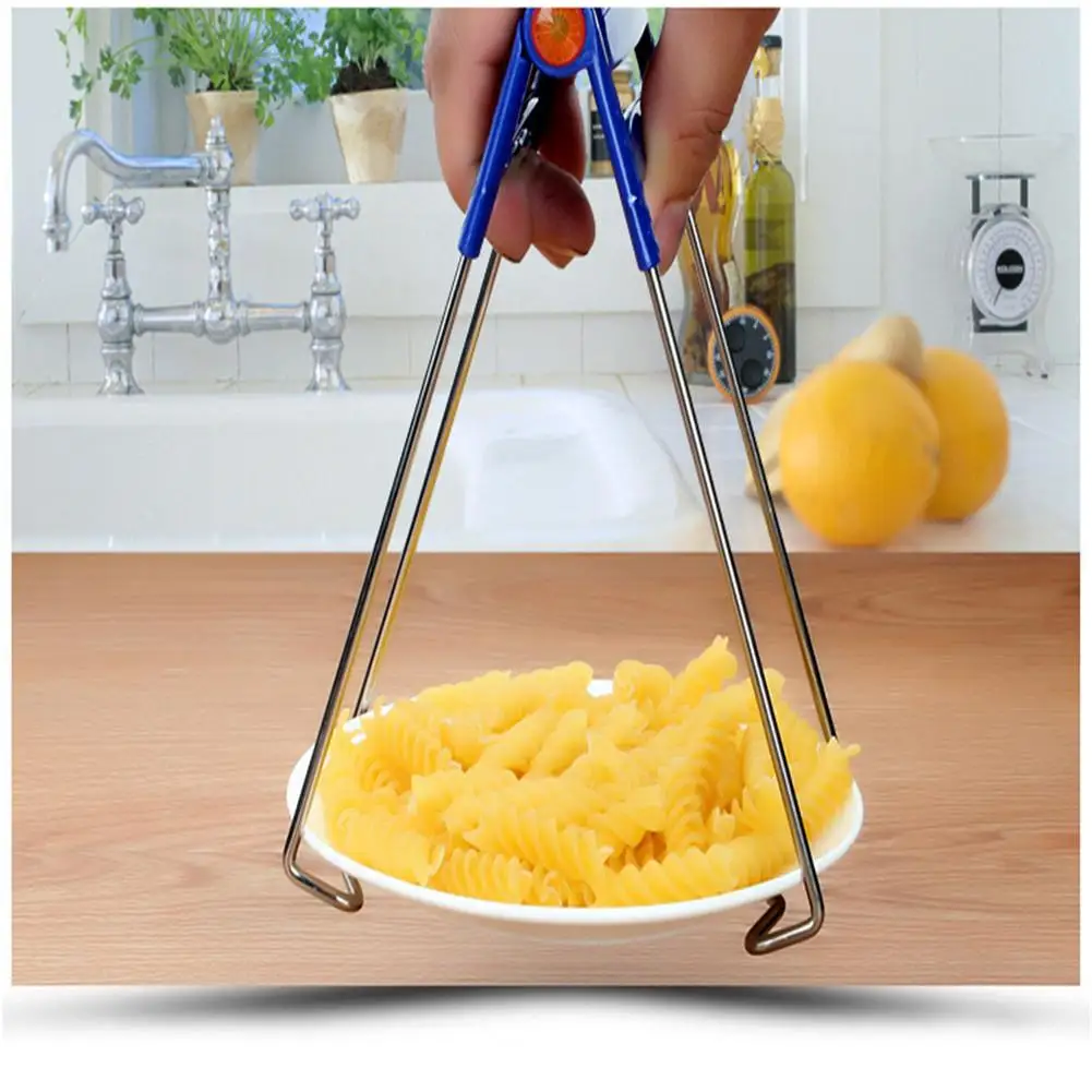 Складная Нержавеющая сталь горячий шар клип горшок блюдо держатель Пароварка