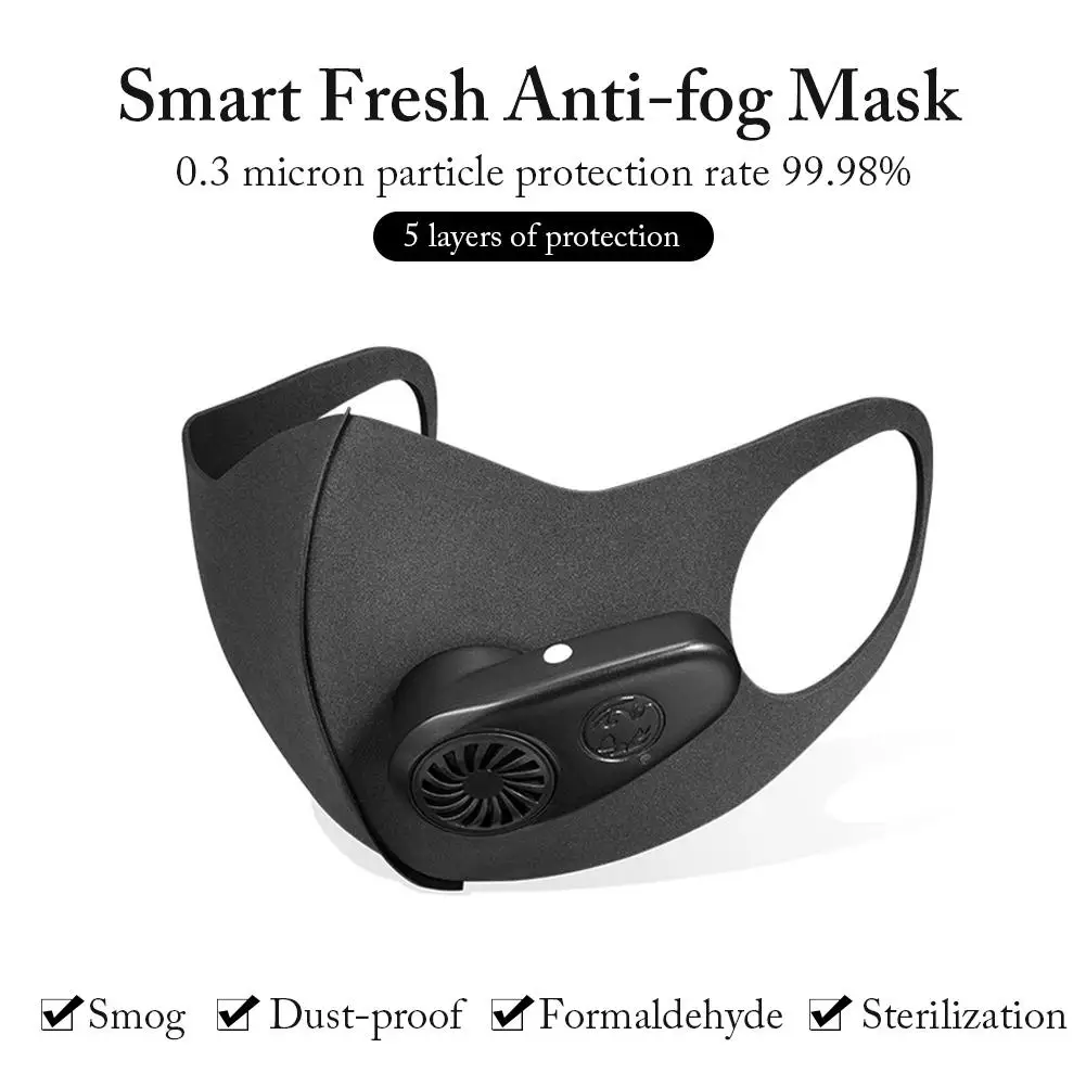 Электрическая воздушная маска Спортивная Пылезащитная легкая моющаяся с