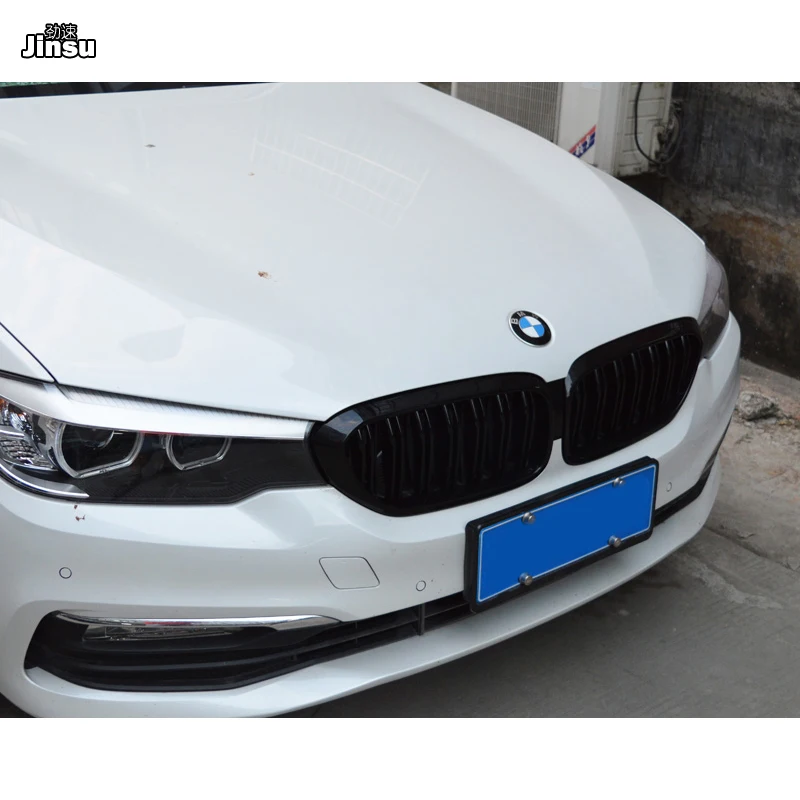 Передняя решетка для BMW G30 5 серии 525i 530i 540i из АБС пластика глянцевый черный