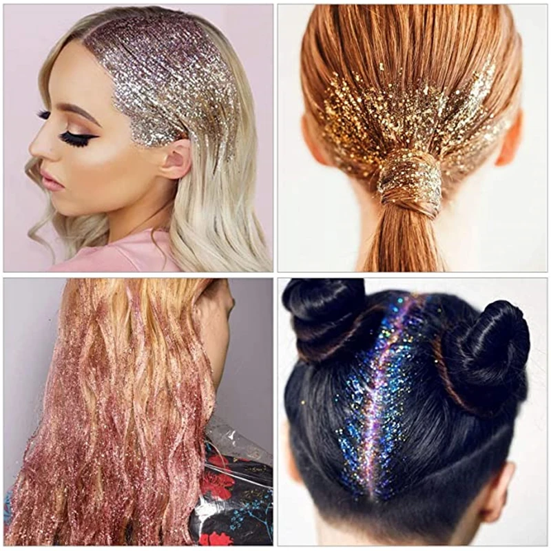 1 коробка блеска для ногтей тонкая блестящая пудра теней косметики