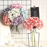 1 bunch hydrangea artificial flowers home decoration accessories wedding crafts diy christmas gift festival vases for decoration