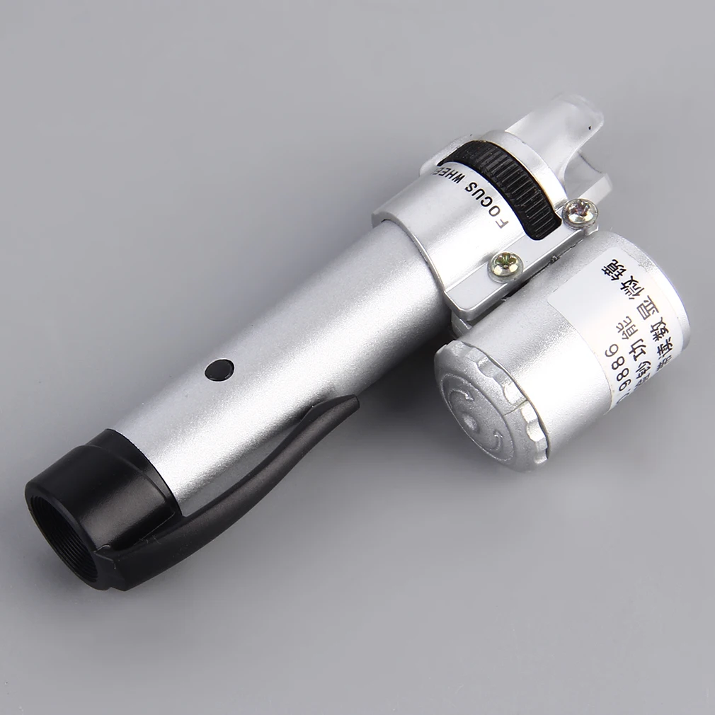 Новый 60X функция чтения ручка микроскоп Лупа серебро изысканно разработан