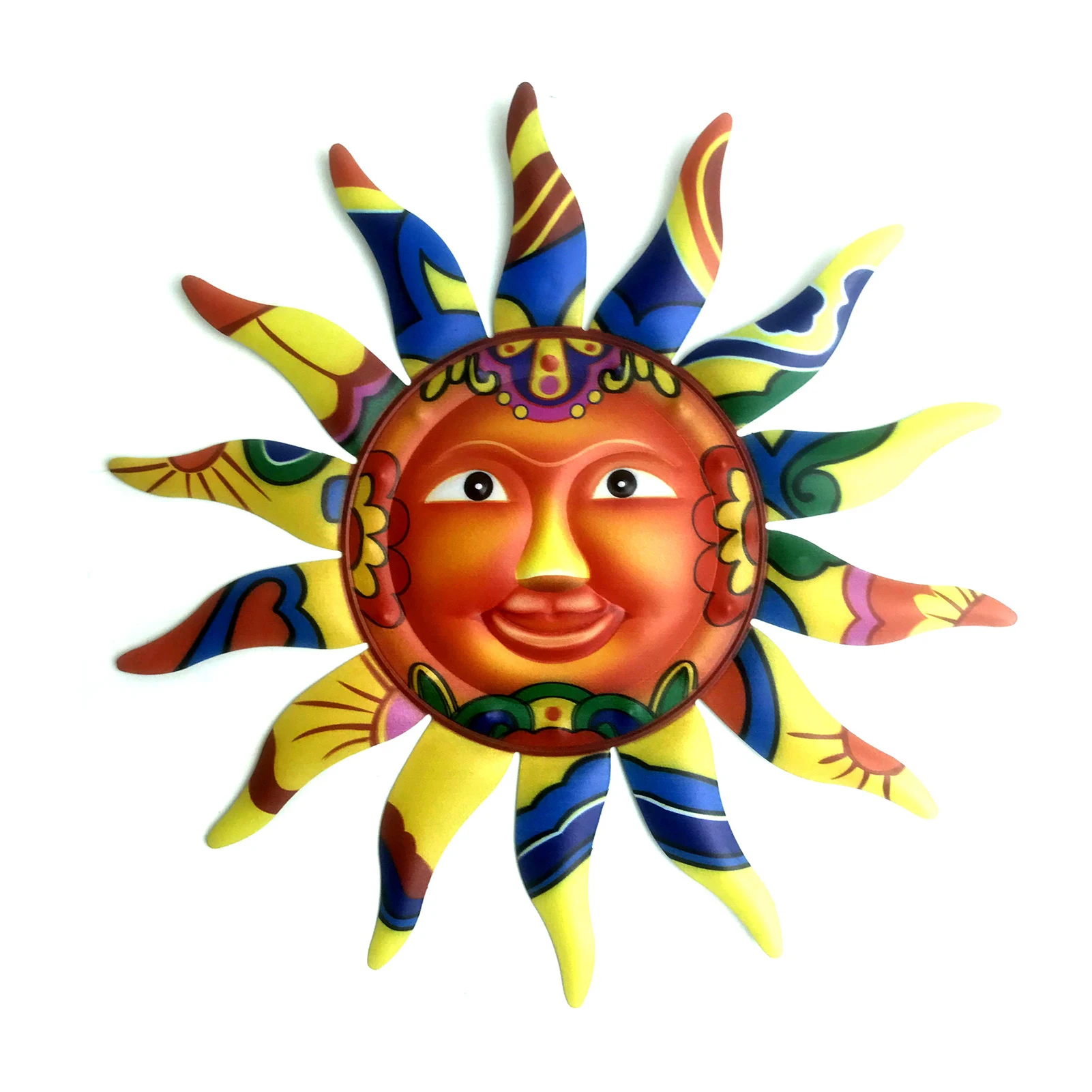 

Sun Wall Hanging Iron Crafts Color Sunscreen Decoration for Indoor and Outdoor Home Garden New REME889