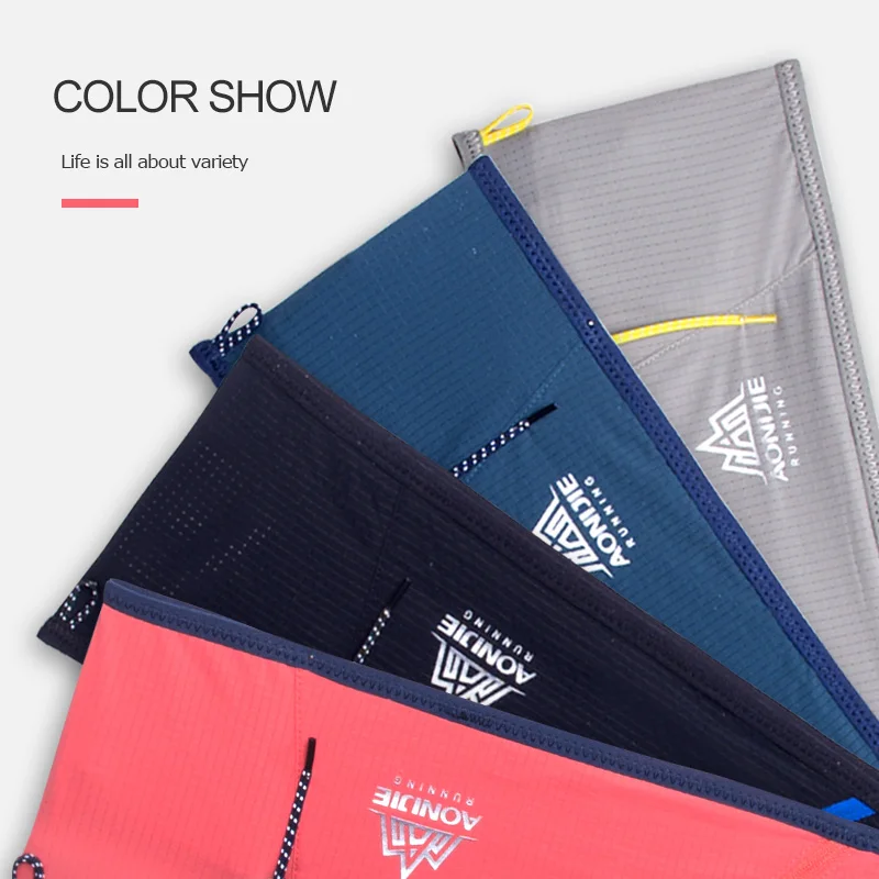 AONIJIE W8101 Hydration Running Belt Waist Pack Travel Money Bag Trail Marathon Gym Workout Fitness Mobile Phone Holder