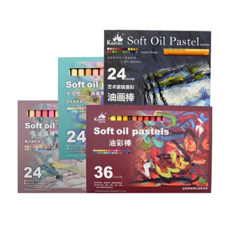 

Oil Painting Stick Strong Colouring 24 Color Professional Soft Washable Children's Morandi Macarone Crayon Oil Painting Stick