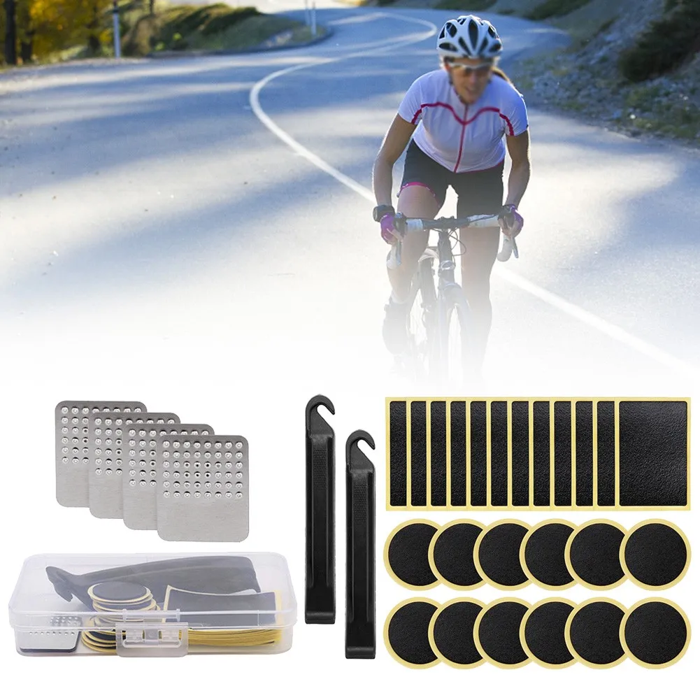 

Bicycle Cycling Tire Lever Tire Repair Kit Mountain Road Bike Car Glue-free Tire Repair Piece Combination MTB Riding Repair Tool