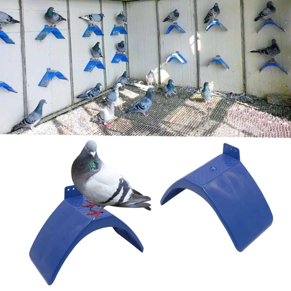 Pigeon Rack Plastic Heat-resistant Pigeon Resting Perch Bird Rack Pigeon Cage Accessories 10Pcs
