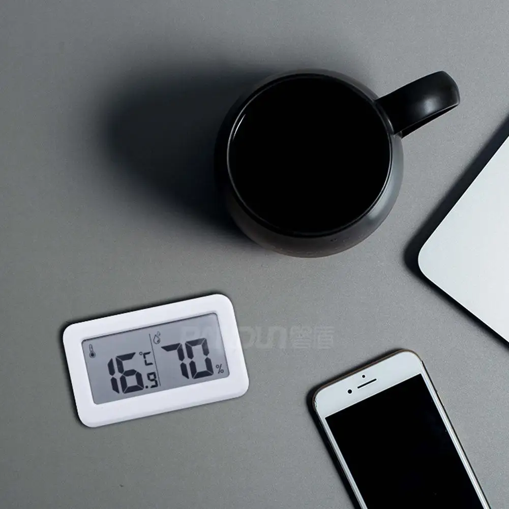 Цифровой термометр гигрометр датчик холодильник аквариум дисплей мониторинга