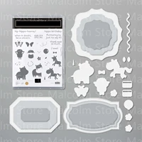 metal cutting dies and happy birthday stamps set for diy scrapbooking card album photo making diy crafts stencil 2021