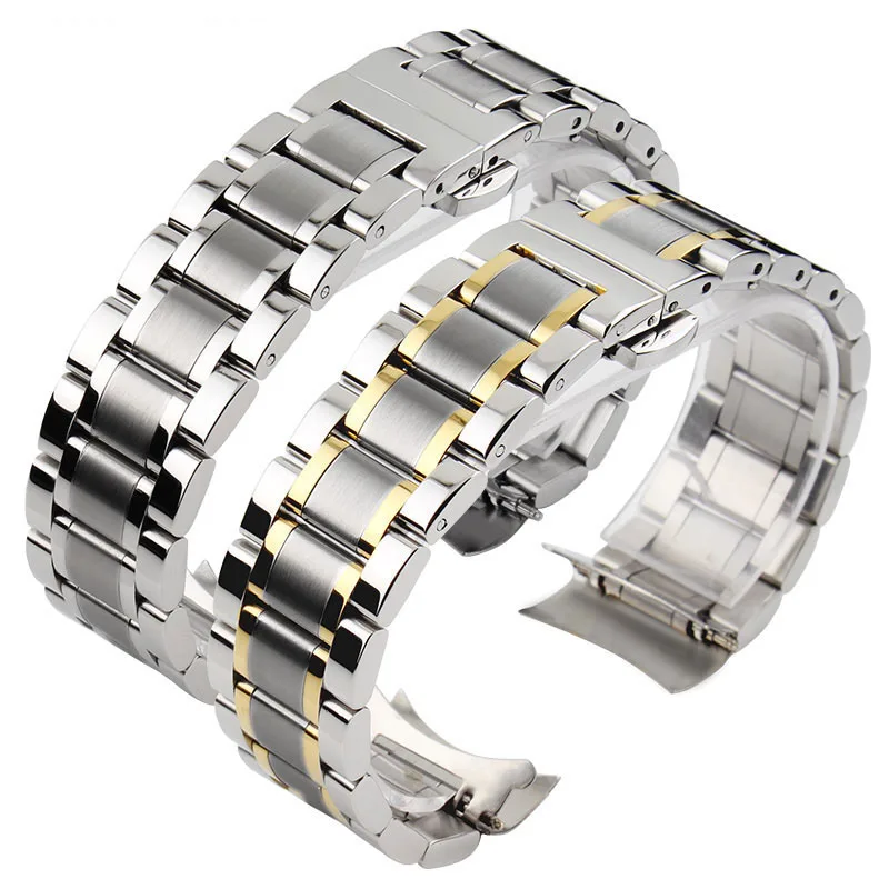 Ремешок из нержавеющей стали для часов Tissot 1853 Couturier T035 14/16/17/18/22/24 мм|Ремешки часов|