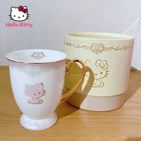 hello kitty cute cartoon creative mug household water cup bone china cup cup